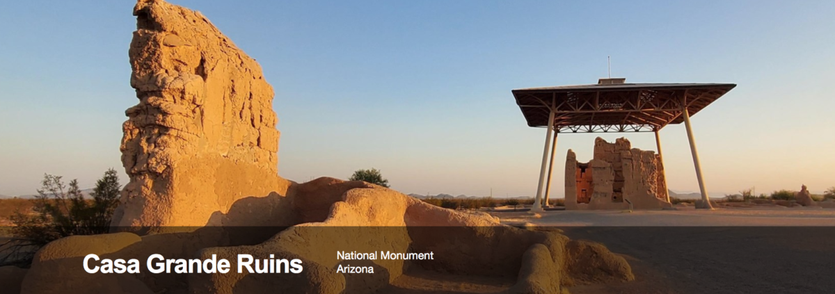 photo of Casa Grande Ruins National Monument in Arizona photo taken by the National Park Service